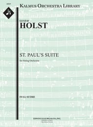 St. Paul's Suite Orchestra sheet music cover